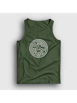 Presmono Unisex Haki Maze Westworld Atlet