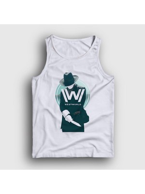 Presmono Unisex Beyaz Mib Westworld Atlet