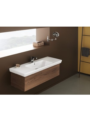 Cerastyle Turkuaz Porto D Etajerli Lavabo 95  cm (Derınlık 48  Cm)