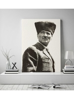 BK Gift Atatürk Tasarımlı Kanvas Tablo-13 70X100CM