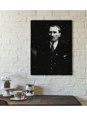 BK Gift Atatürk Tasarımlı Kanvas Tablo-40 30X50CM