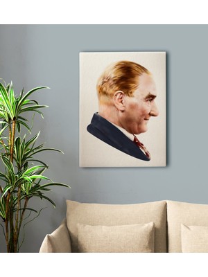 BK Gift Atatürk Tasarımlı Kanvas Tablo-9 50X70CM