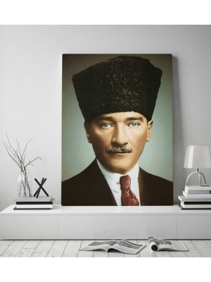 BK Gift Atatürk Tasarımlı Kanvas Tablo-8 70X100CM