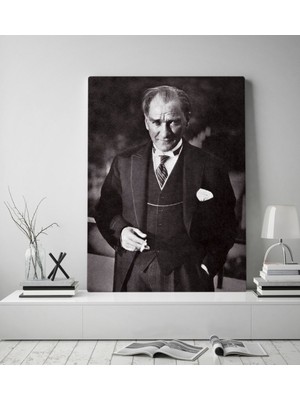 BK Gift Atatürk Tasarımlı Kanvas Tablo-33 70X100CM