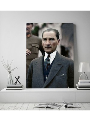 BK Gift Atatürk Tasarımlı Kanvas Tablo-32 70X100CM