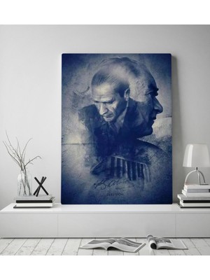 BK Gift Atatürk Tasarımlı Kanvas Tablo-30 70X100CM