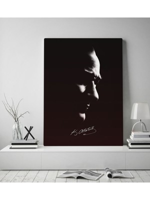 BK Gift Atatürk Tasarımlı Kanvas Tablo-26 70X100CM
