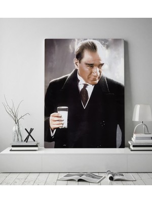 BK Gift Atatürk Tasarımlı Kanvas Tablo-15 70X100CM