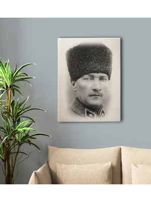 BK Gift Atatürk Tasarımlı Kanvas Tablo-14 50X70CM