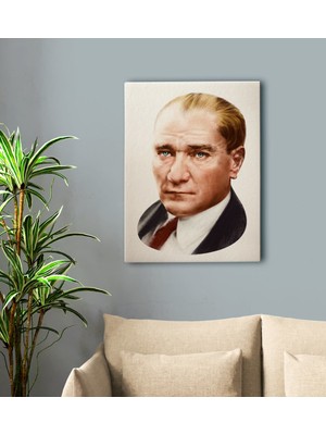 BK Gift Atatürk Tasarımlı Kanvas Tablo-10 50X70CM