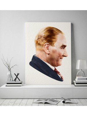 BK Gift Atatürk Tasarımlı Kanvas Tablo-9 70X100CM