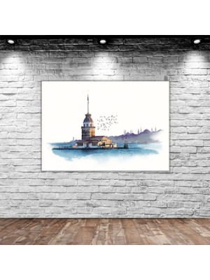 BK Gift Kız Kulesi Kanvas Tablo-1 50X70CM