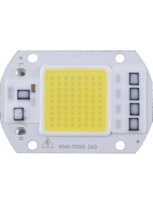 Motorobit Beyaz 220 V Projektör Cob LED 50 W Driver Çipli