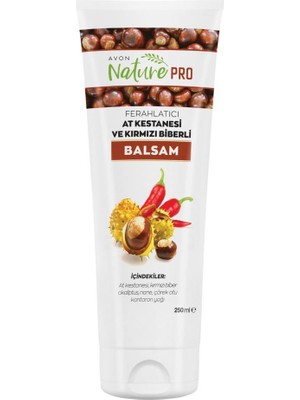 Avon Nature Pro Ferahlatıcı At Kestanesi ve Kırmızı Biber Masaj Balsamı - 250 ml