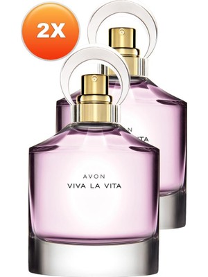 Avon Viva La Vita Kadın Parfüm Edp 50 Ml. İkili Set