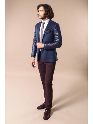 Wessi Erkek Slim Fit Kaşe Ceket