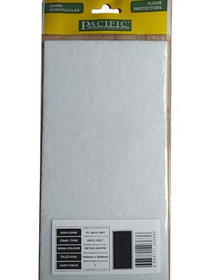 Pacific Masa - Sandalye Keçeleri 120 mm x 240 mm