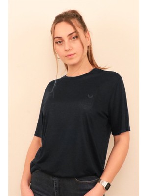Rich Kadın O Yaka T-shirt Tişört