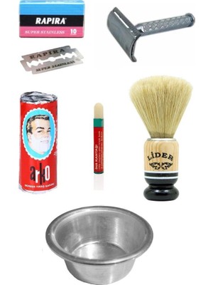 Hellove Sakal Tıraş Seti Arko Sabun + Sakal Fırçası + Tıraş Kutusu