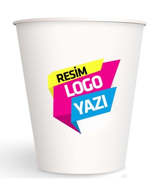 May Cup Kişiye Özel Baskılı Karton Bardak 250 'li