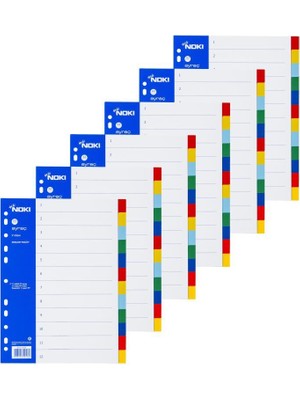 Noki Ayraç Seperatör 12 Renk 6 Adet 59126