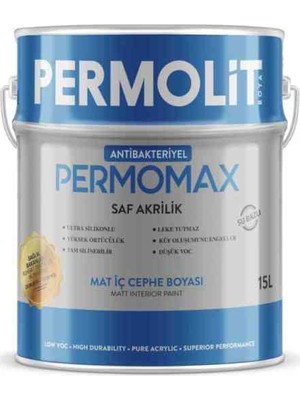 Permolit Permomax Antibakteriyel Mat Iç Cephe Boyası 1879-SERAMIK Gri 2,5 Lt