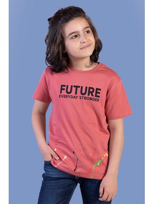 Toontoy Kids Toontoy Erkek Çocuk Püskürtme Baskılı Tişört