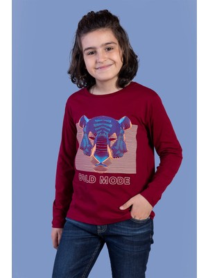 Toontoy Kids Toontoy Erkek Çocuk Kabartma Baskılı Tişört