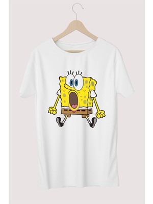 Grif Sunger Bob Baskılı Kadın T-Shirt