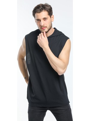 Superlife Kapşonlu Kolsuz Tshirt