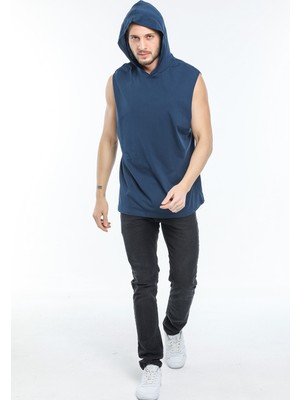 Superlife Kapşonlu Kolsuz Tshirt