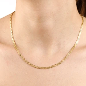 Sembol Gold 14 Ayar Altın Bismark Zincir 45 cm