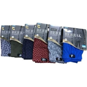 Erkek Desenli Modal Boxer 3'lü Paket - 4497