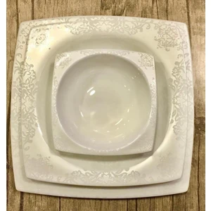 60 Parça Bone Square Yemek Takımı 45004