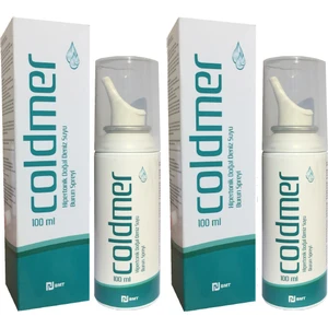 Coldmer Yetişkin - Çocuk Hipertonik Doğal Deniz Suyu Burun Spreyi 100 Ml - 2 Adet
