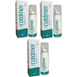 Coldmer Yetişkin - Çocuk Hipertonik Doğal Deniz Suyu Burun Spreyi 100 Ml - 3 Adet