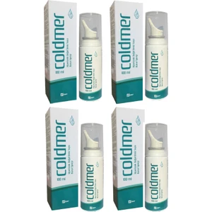 Coldmer Yetişkin - Çocuk Hipertonik Doğal Deniz Suyu Burun Spreyı-100 Ml -4 Adet