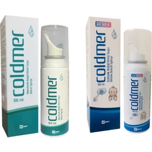 Coldmer Hipertonik Yetişkin / İzotonik Bebek Deniz Suyu Burun Spreyleri 100 Ml - 2 Adet