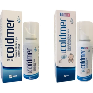 Coldmer İzotonik Yetişkin / İzotonik Bebek Deniz Suyu Burun Spreyleri 100 Ml - 2 Adet
