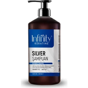 Mr Infinity Silver Mor Şampuan 1000 ml