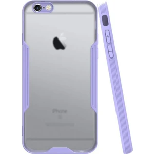 Apple iPhone 6 Kılıf Kamera Korumalı Colorful Kapak - Lila