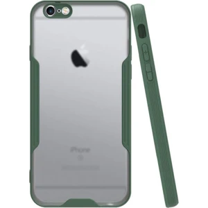 Apple iPhone 6 Kılıf Kamera Korumalı Colorful Kapak - Yeşil