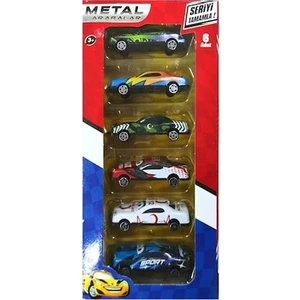 6 Lı Metal Araba