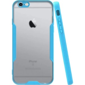 Apple iPhone 6s Kılıf Kamera Korumalı Colorful Kapak - Mavi