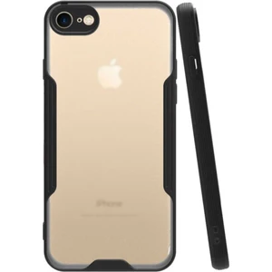 Apple iPhone Se 2020 Kılıf Kamera Korumalı Colorful Kapak - Siyah