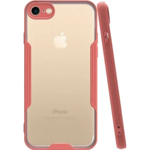 Apple iPhone Se 2020 Kılıf Kamera Korumalı Colorful Kapak - Pembe