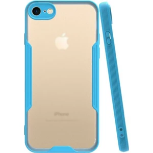 Apple iPhone Se 2020 Kılıf Kamera Korumalı Colorful Kapak - Mavi