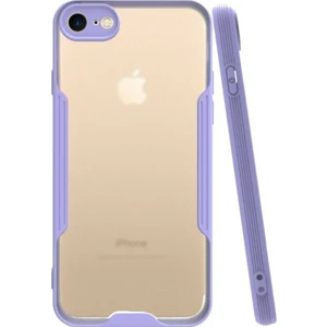 Apple iPhone Se 2020 Kılıf Kamera Korumalı Colorful Kapak - Lila