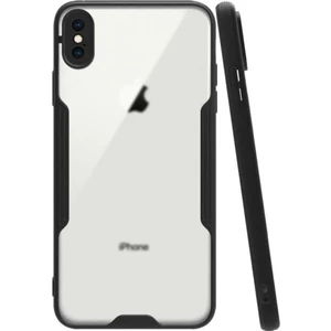 Apple iPhone x Kılıf Kamera Korumalı Colorful Kapak - Siyah