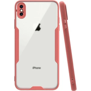 Apple iPhone Xs Kılıf Kamera Korumalı Colorful Kapak - Pembe